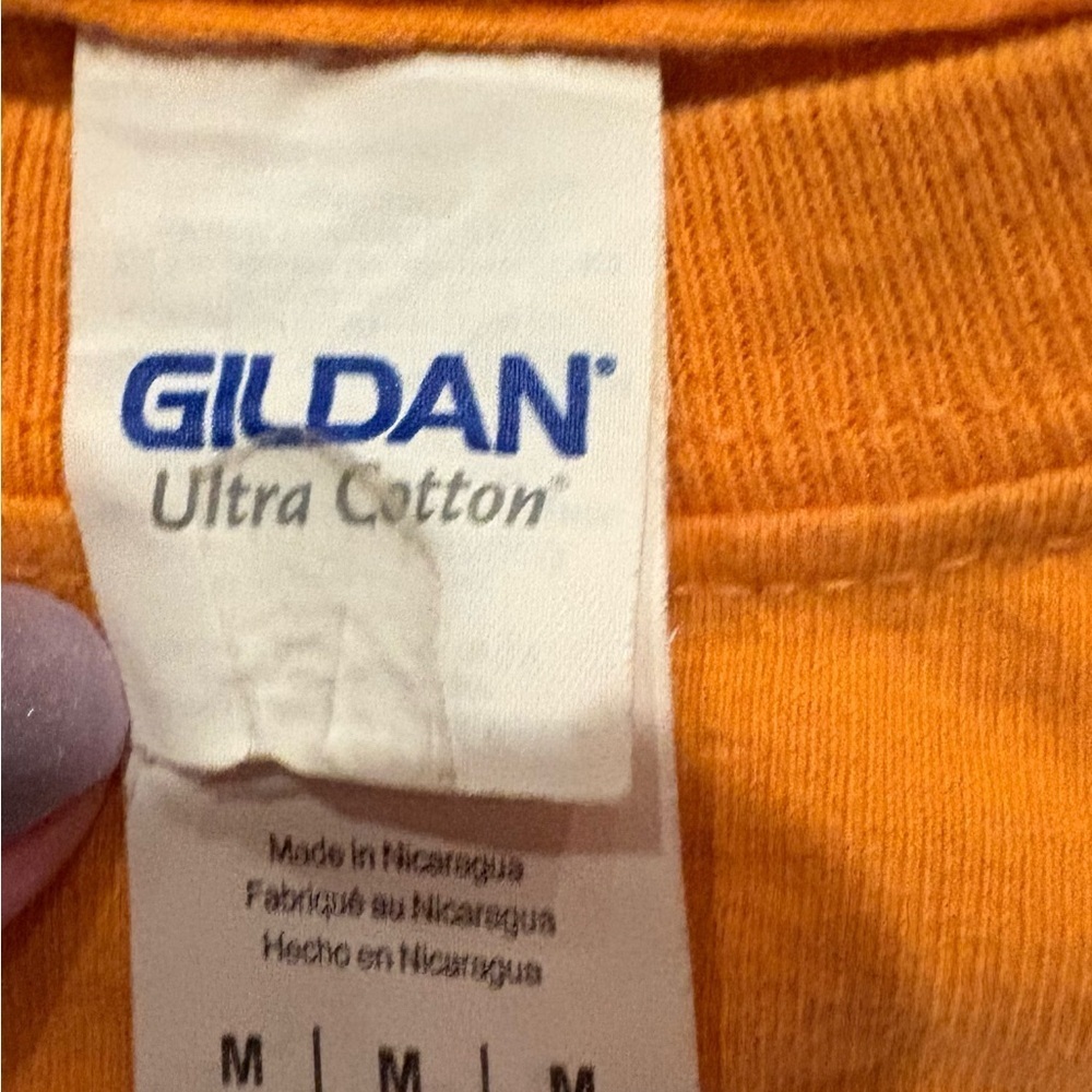 Vintage Hawaii Graphic Orange T-Shirt Women’s Medium Gildan - Picture 5 of 8